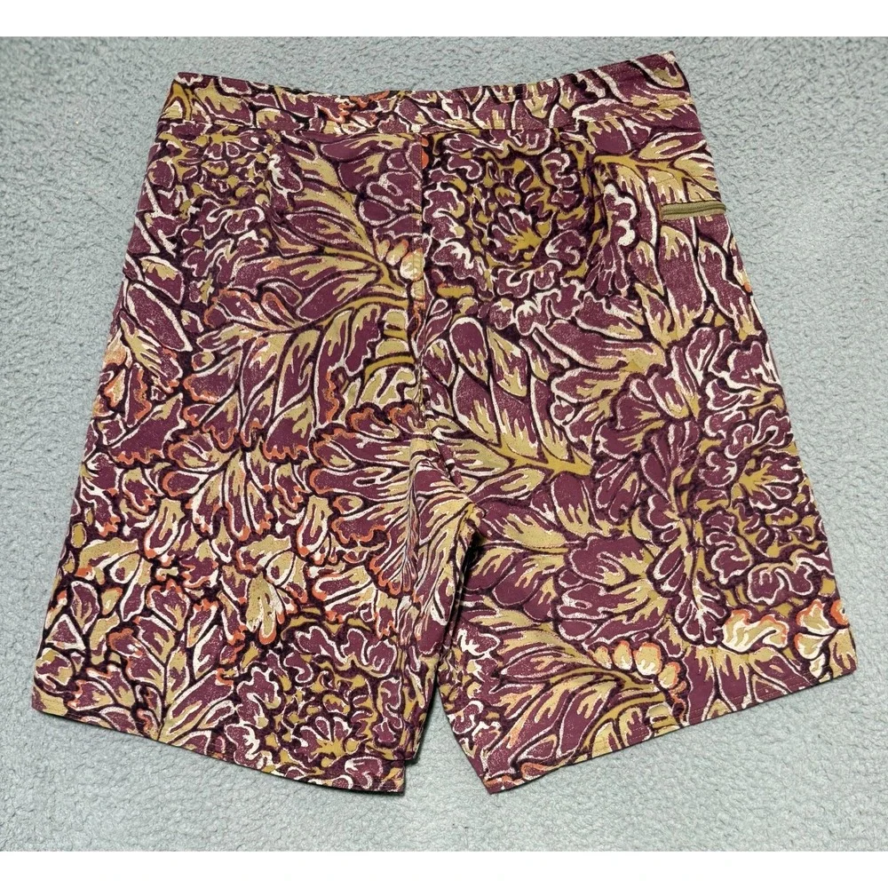 Patagonia Stretch Wavefarer Board Shorts Swim Trunk Floral Mens 33 10